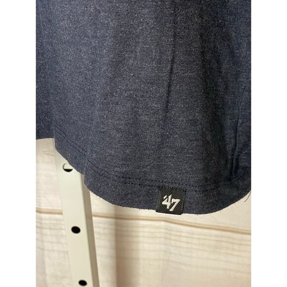 47 Brand Adult Unisex Size Large Blue Long Sleeve Patriots Brady T-Shirt NFL - Picture 3 of 5